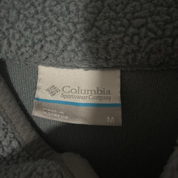 Columbia powder blue fleece zip up - Picture 3 of 3